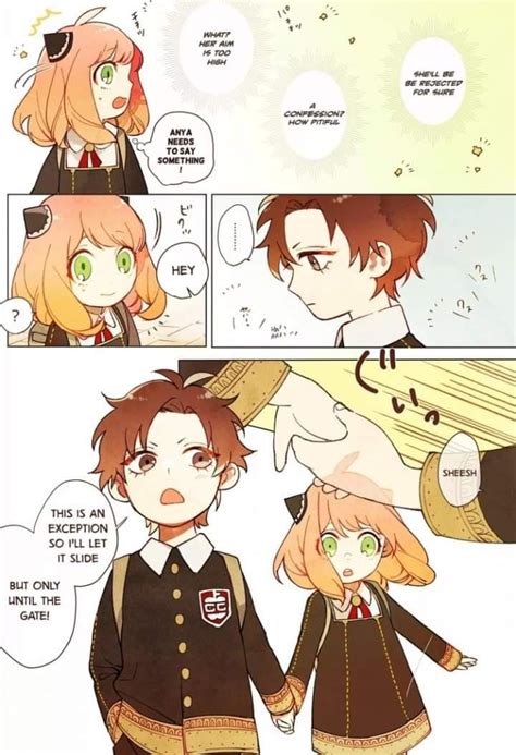 anya and damian comics|anya x damian cute comic.